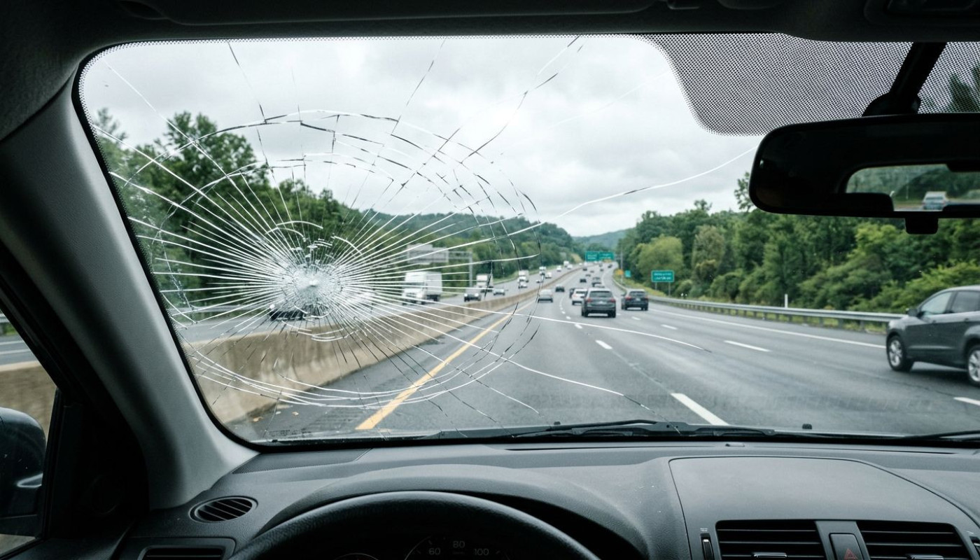 Peut-on encore rouler après un impact sur le pare-brise ?